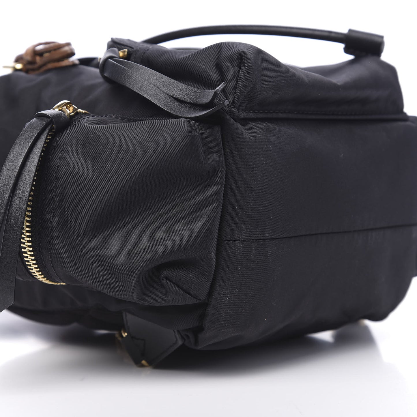 Nylon Small Rucksack Backpack Black