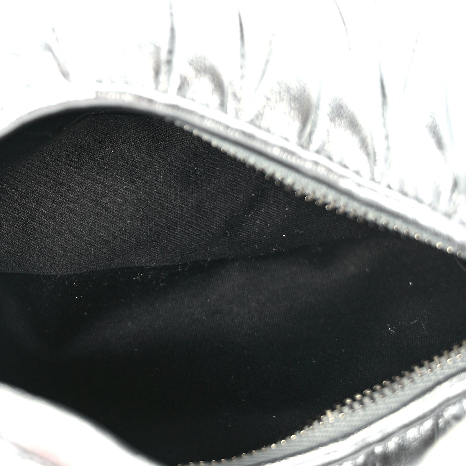 Miu Miu Nappa Matelasse Mini Wander Hobo Cromo 4 of 8