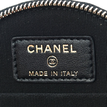 Chanel Caviar Quilted Round Handle With Care Vanity With Chain Black 6 of 11