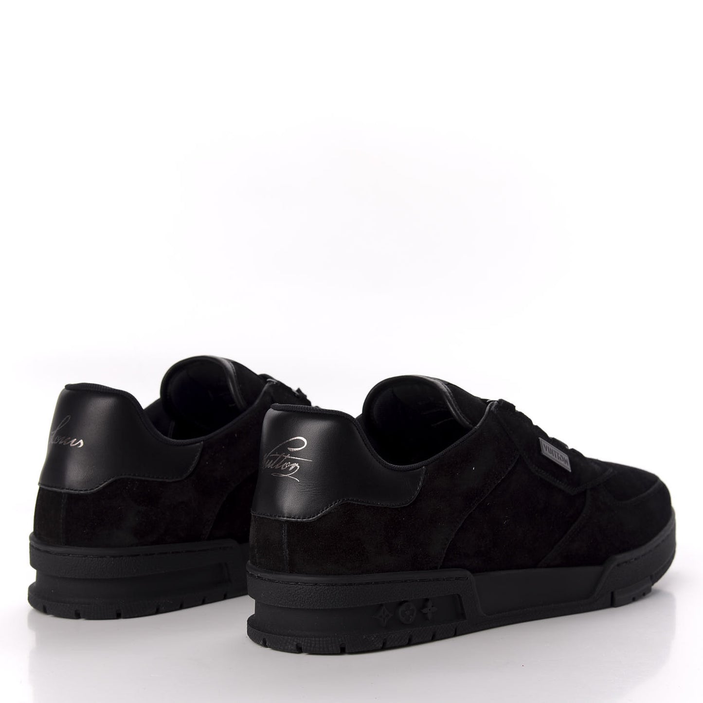 Suede Uniform Sneakers 9.5 Black