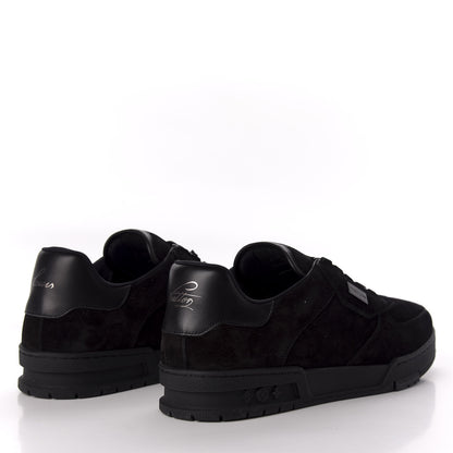 Louis Vuitton Suede Uniform Sneakers 9.5 Black 4 of 10