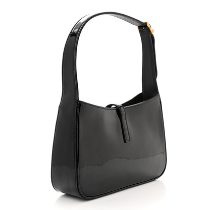 Saint Laurent Patent Le 5 A 7 Hobo Black 3 of 11