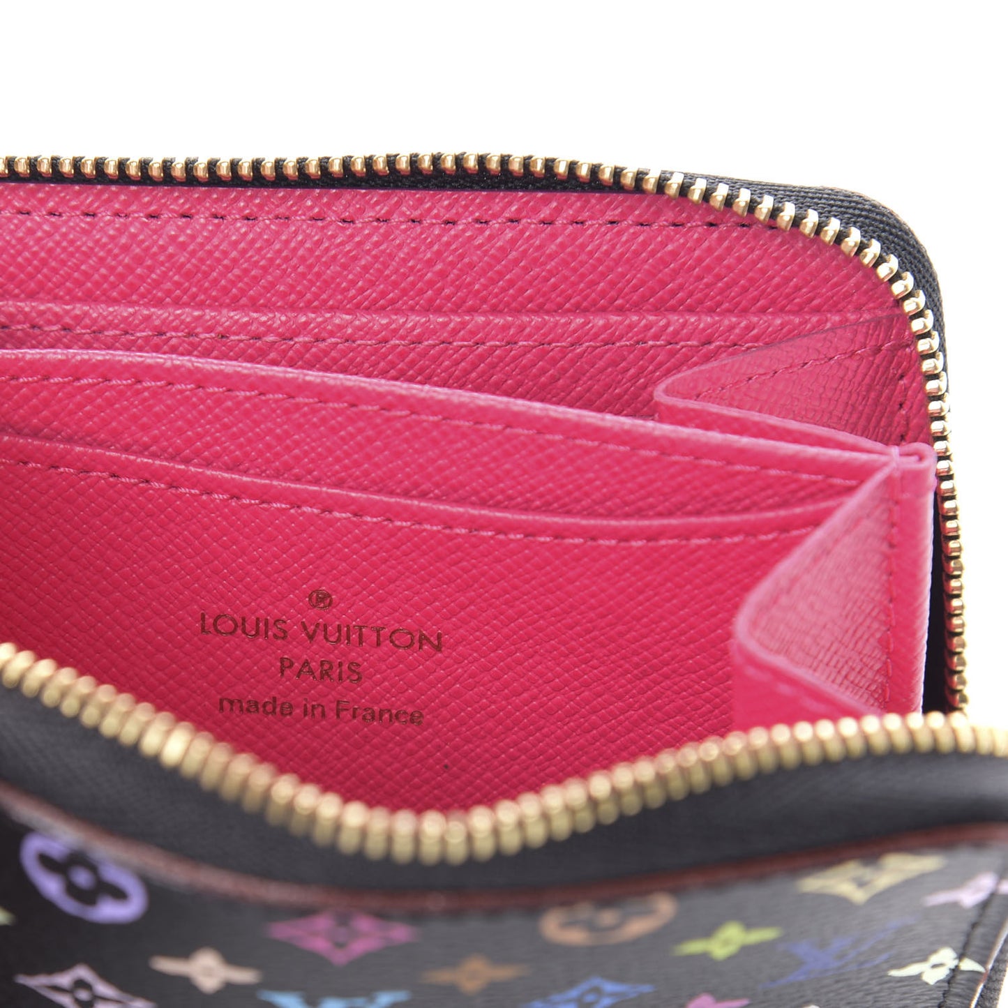 Monogram Multicolor Zippy Coin Purse Black Grenade