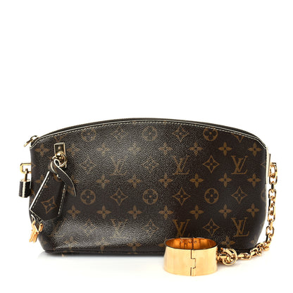 Louis Vuitton Monogram Shine FETISH Lockit Clutch 1 of 8