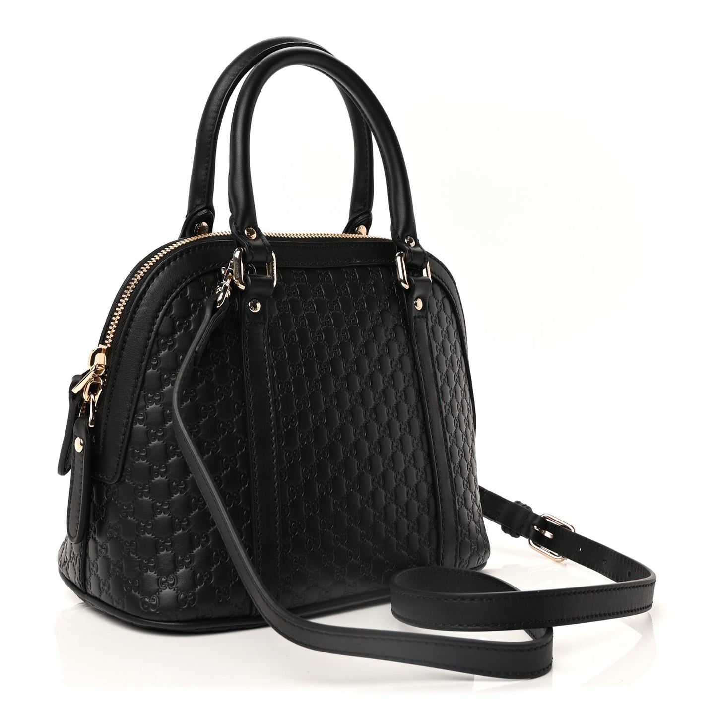 Microguccissima Mini Dome Bag Black
