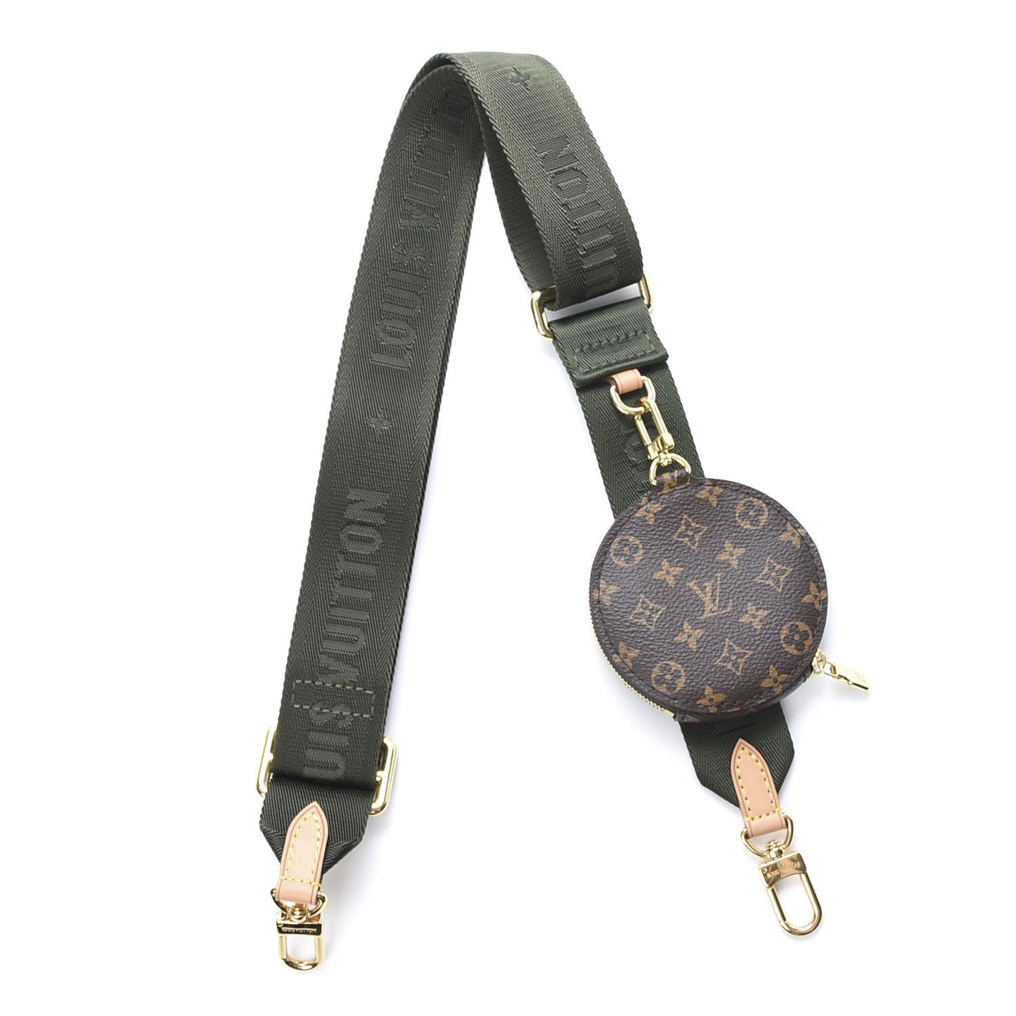 Monogram Multi Pochette Accessories Bandouliere Shoulder Strap Kaki