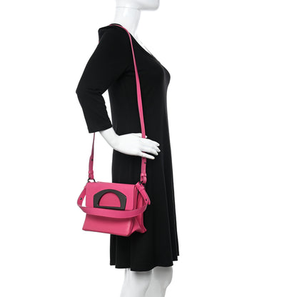 Christian Louboutin Grained Calfskin Passage Messenger Pink 2 of 13