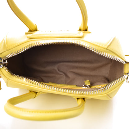 Givenchy Sugar Goatskin Mini Antigona Yellow 5 of 9