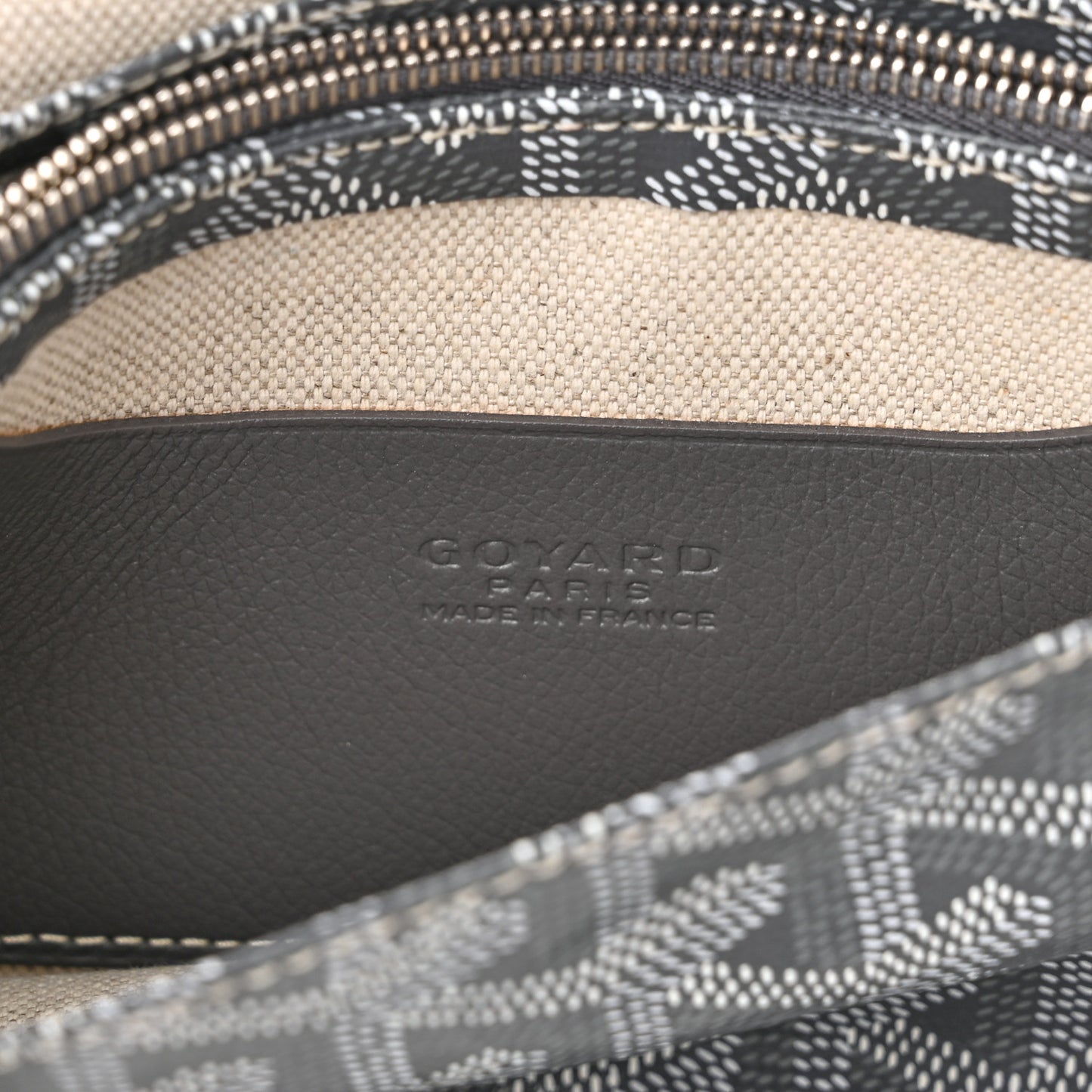 Goyardine Plumet Wallet Clutch Grey