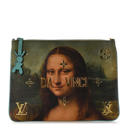 Louis Vuitton Masters Da Vinci Pochette Clutch Vert D'eau 1 of 6