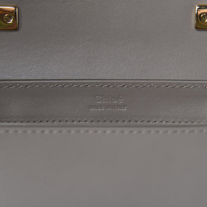 Chloe Shiny Calfskin Suede Mini C Double Carry Motty Grey 8 of 9