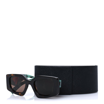 Prada Acetate Symbole Sunglasses SPR 15Y Tortoise Green 7 of 7