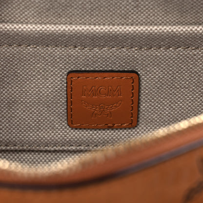 MCM Visetos Mini Delmy Boston Bag Cognac 5 of 9