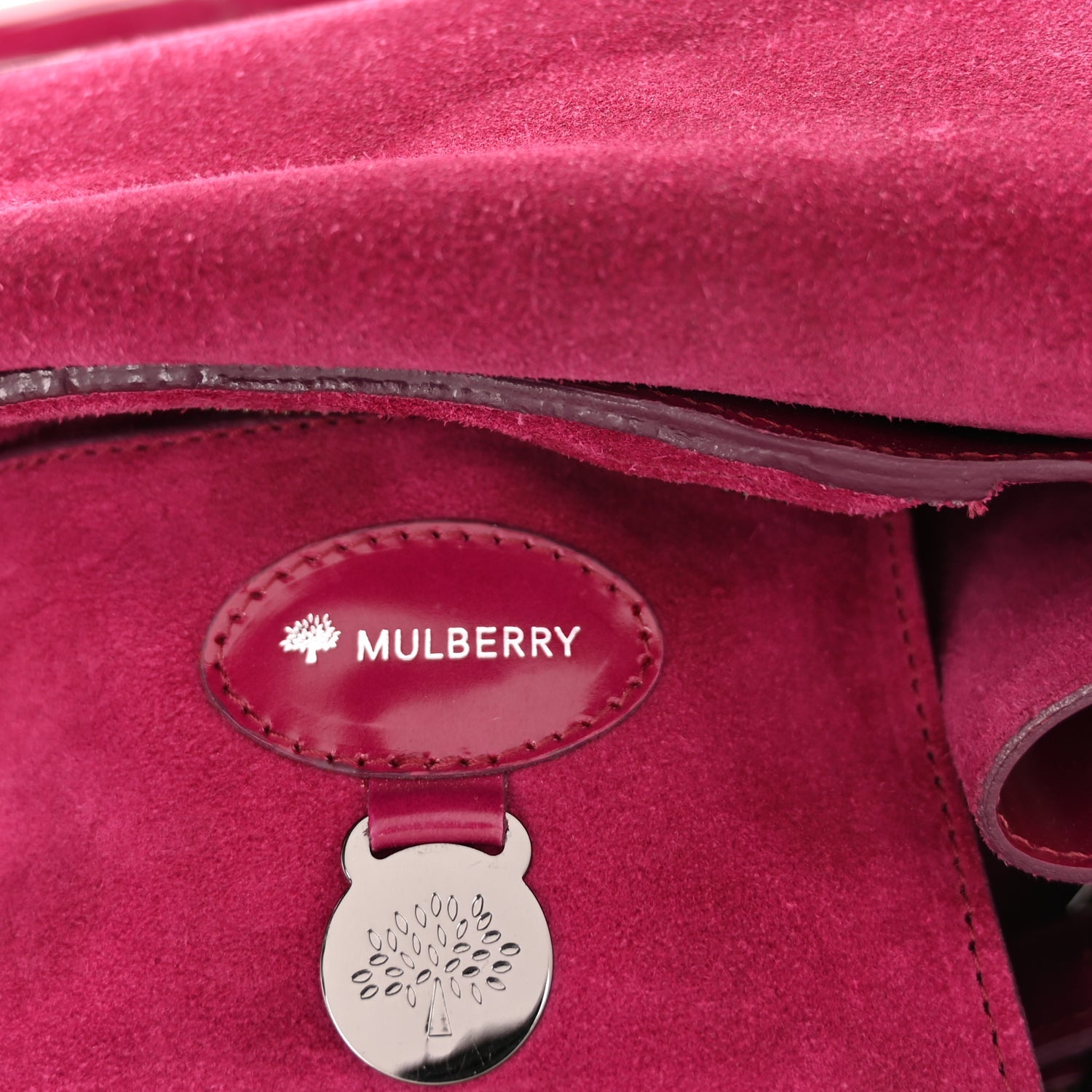 Mulberry Patent Bayswater  Purple 6 of 8
