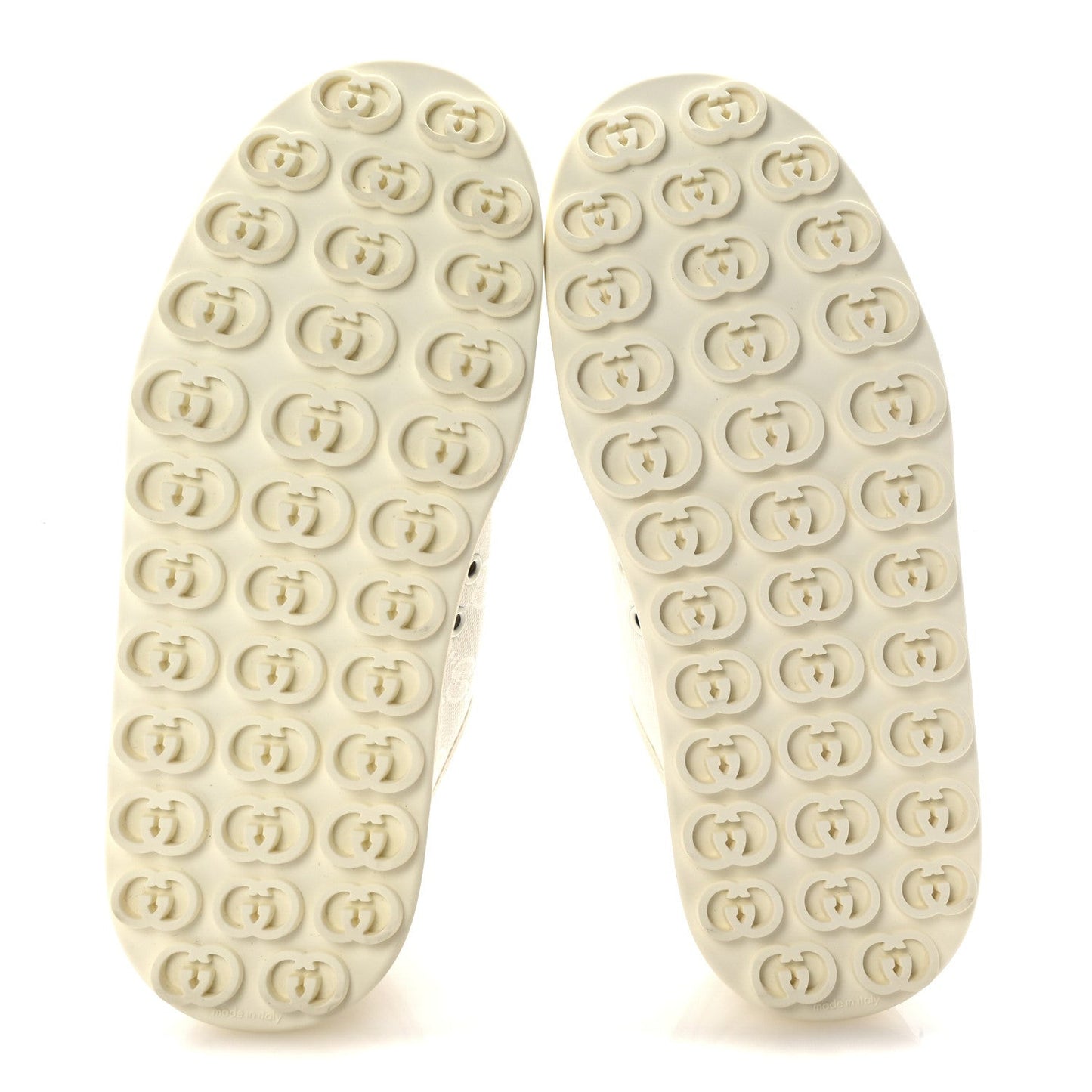 GG Monogram Womens 1977 Tennis Platform 52mm Sneakers 37 Great White Mystic White