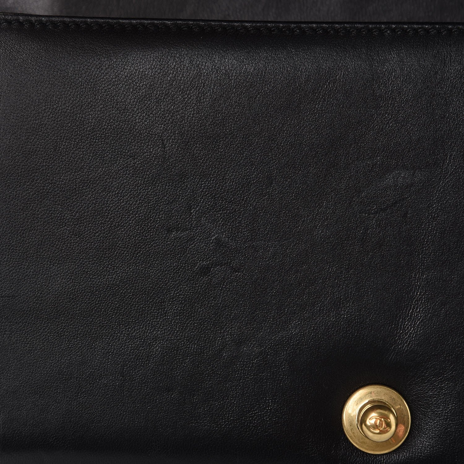 Chanel Lambskin Quilted Medium Boy Flap Black 12 of 13