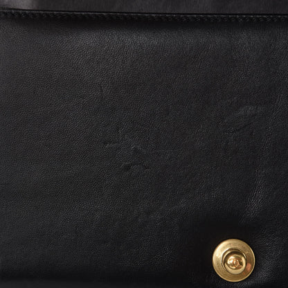 Chanel Lambskin Quilted Medium Boy Flap Black 12 of 13