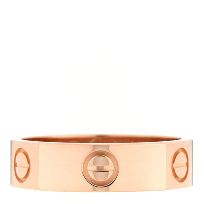 Cartier 18K Pink Gold 5.5mm LOVE Ring 58 8.25 1 of 4