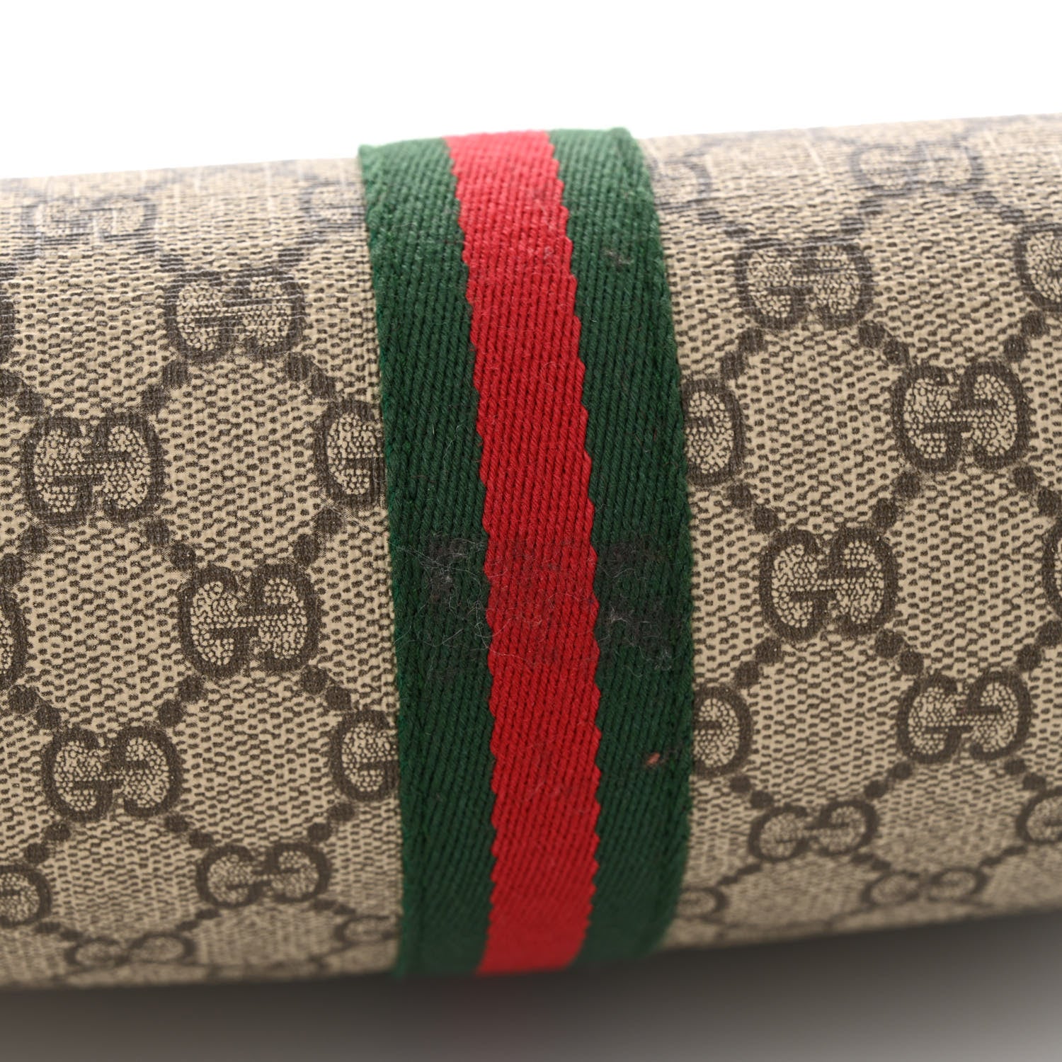 Gucci GG Supreme Monogram Web Small Ophidia Shoulder Bag Brown 12 of 14