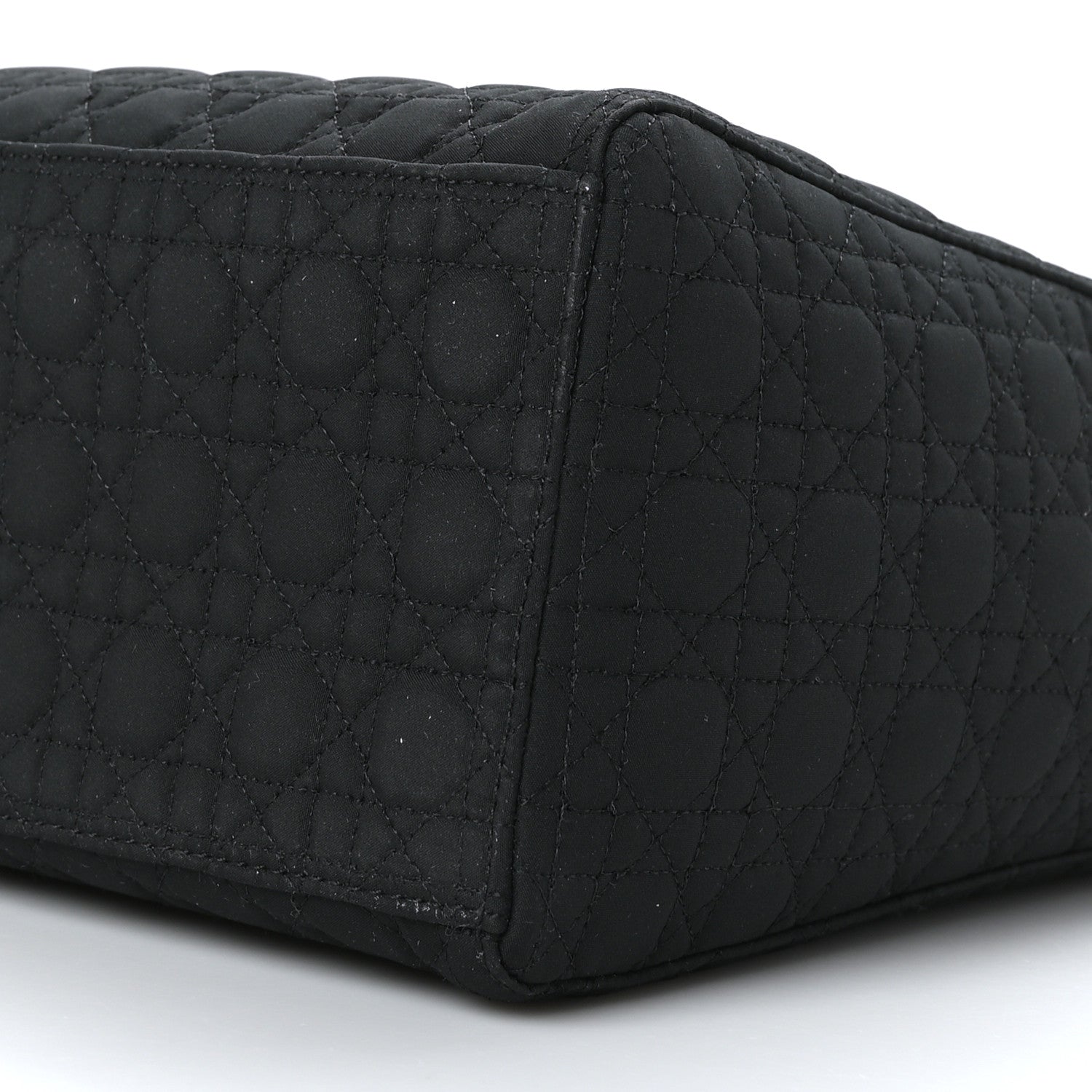 Christian Dior Nylon Cannage Large Lady Dior Black 10 of 11