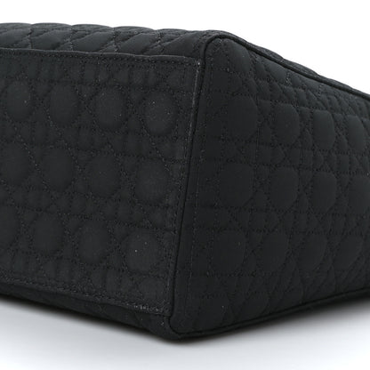 Christian Dior Nylon Cannage Large Lady Dior Black 10 of 11