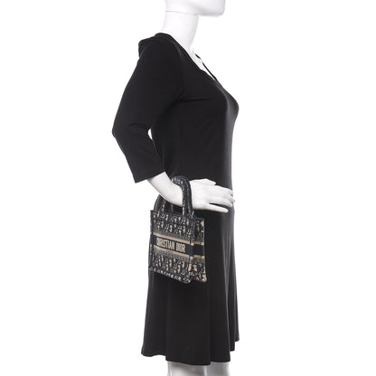 Christian Dior Oblique Mini Book Tote Blue Multicolor 2 of 9