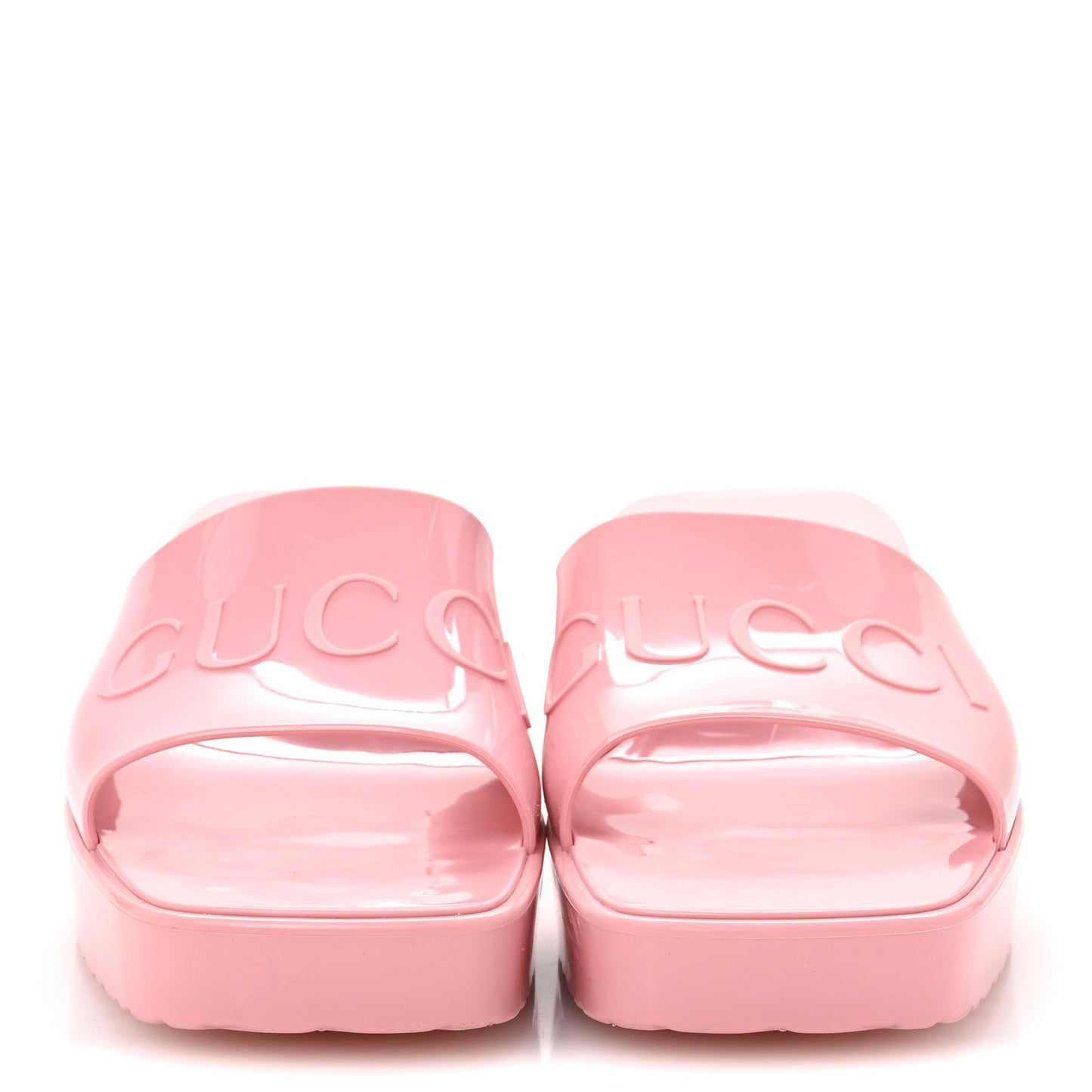 Rubber Logo Womens Platform 20/60mm Slide Sandals 39 Wild Rose