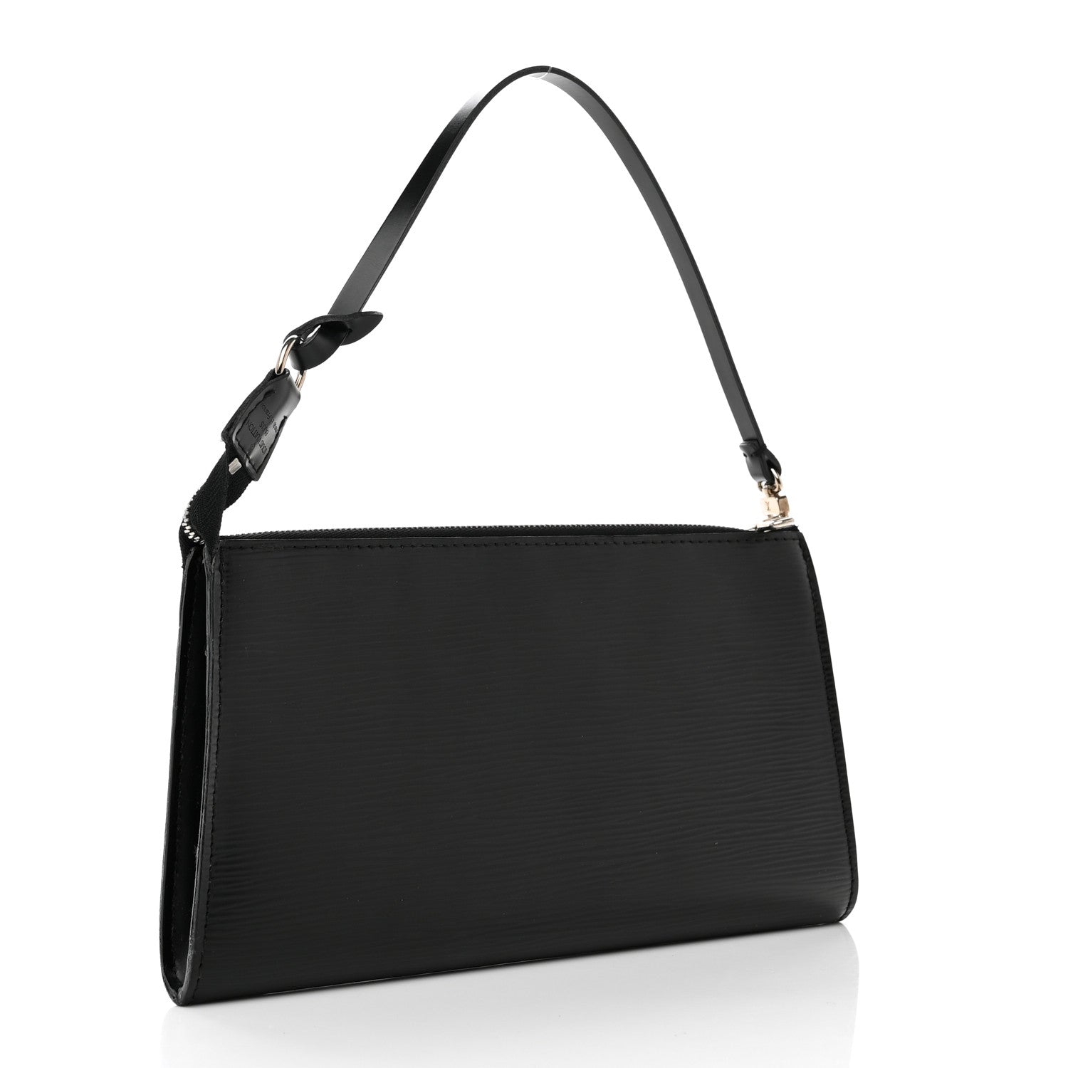 Louis Vuitton Epi Pochette Accessories 21 Black 2 of 6