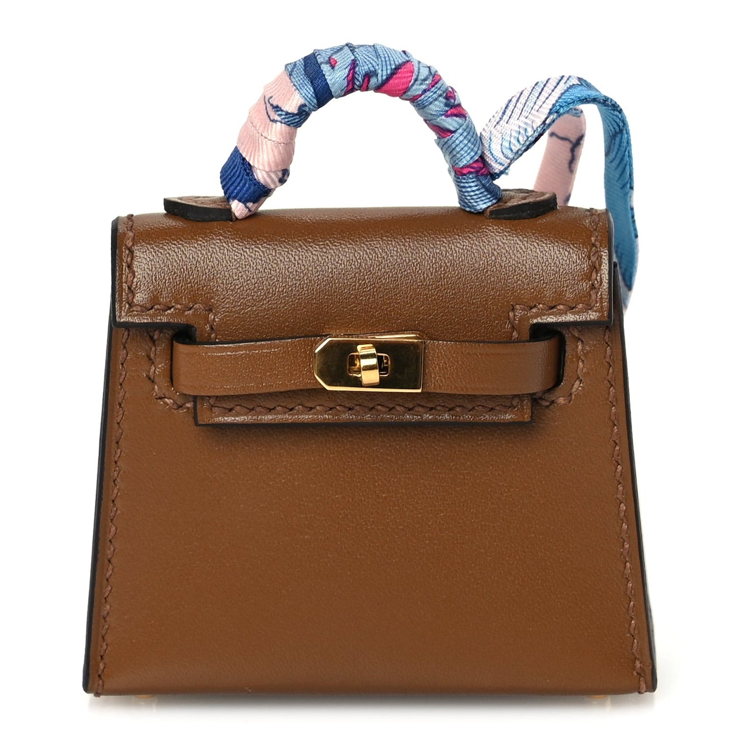Tadelakt Mini Kelly Twilly Bag Charm Alezan