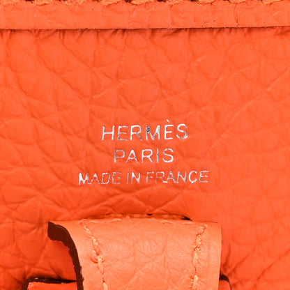 Hermes Taurillon Clemence Evelyne TPM Orange Minium 6 of 11