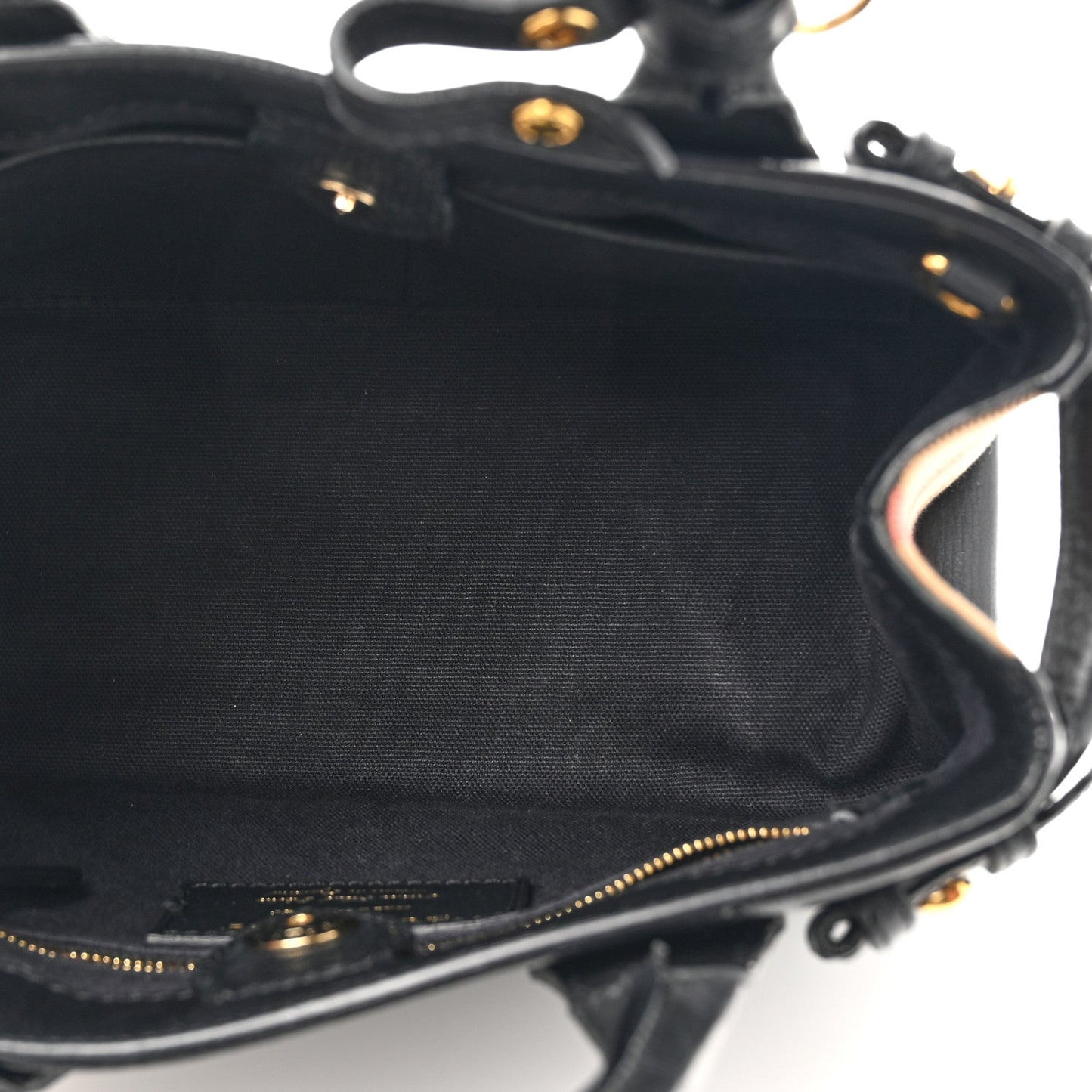 Derby Calfskin House Check Small Banner Tote Black