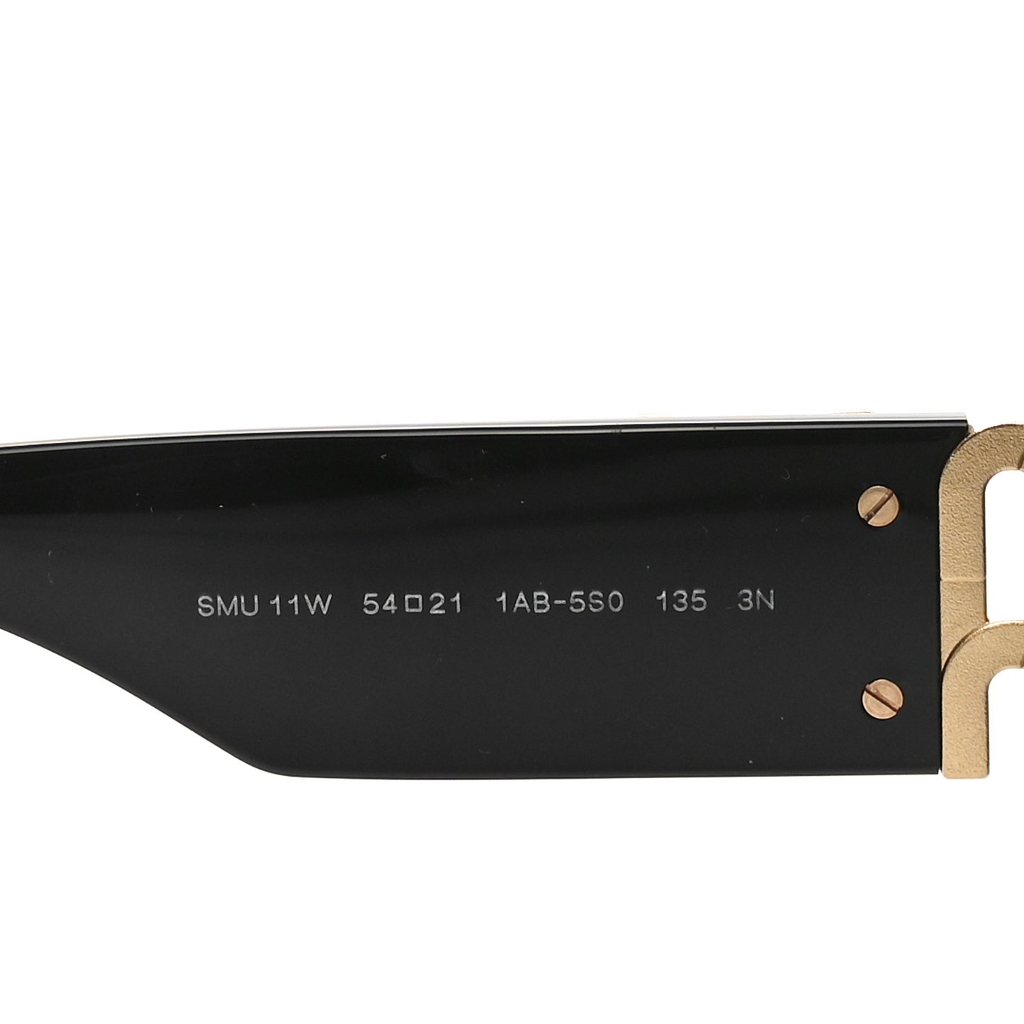 Acetate Oval Glimpse Sunglasses SMU11W Black