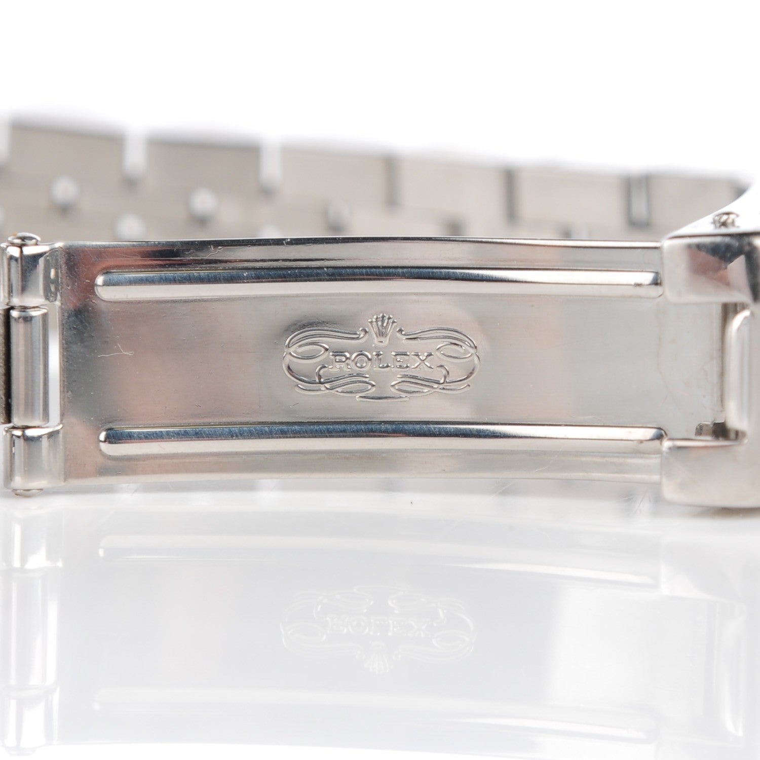 Rolex Stainless Steel 18K White Gold 26mm Oyster Perpetual Datejust Watch White Roman 179174 5 of 7