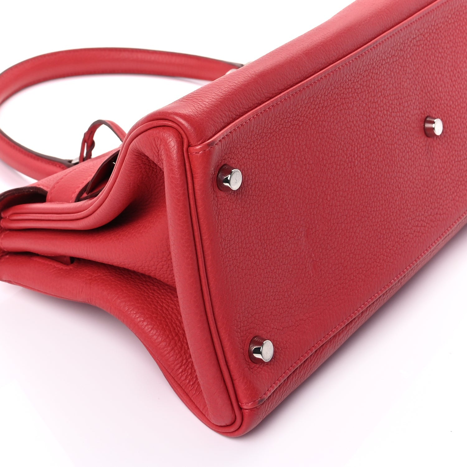 Hermes Clemence Shoulder Kelly 40  Bougainvillea 8 of 9