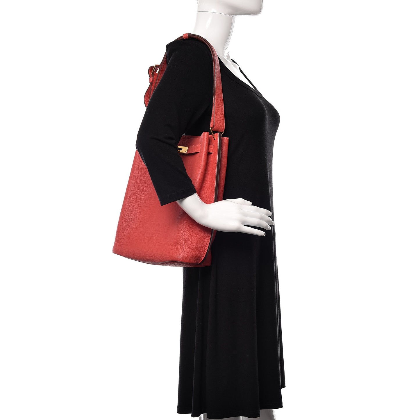 Togo So Kelly 22 Rouge Pivoine