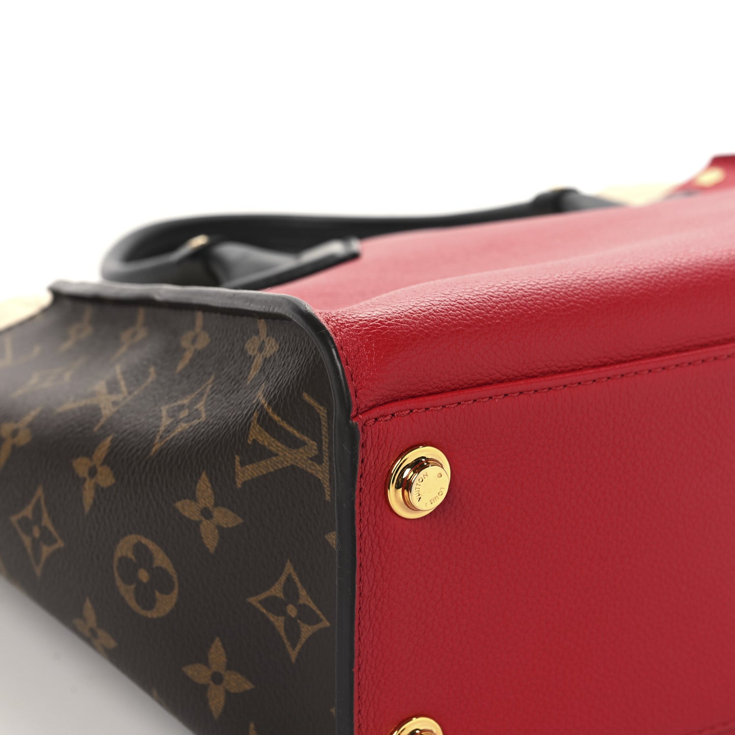 Calfskin Monogram On My Side Pirate Red