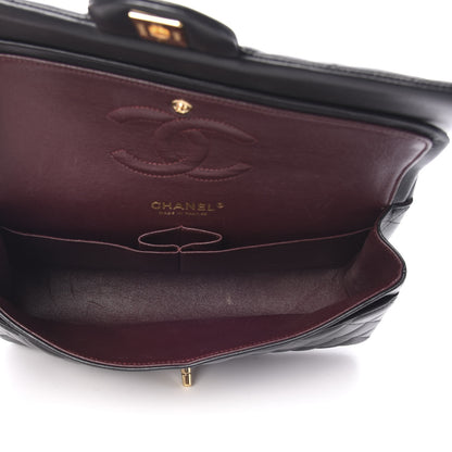 Chanel Lambskin Quilted Medium Double Flap Black 4 of 11