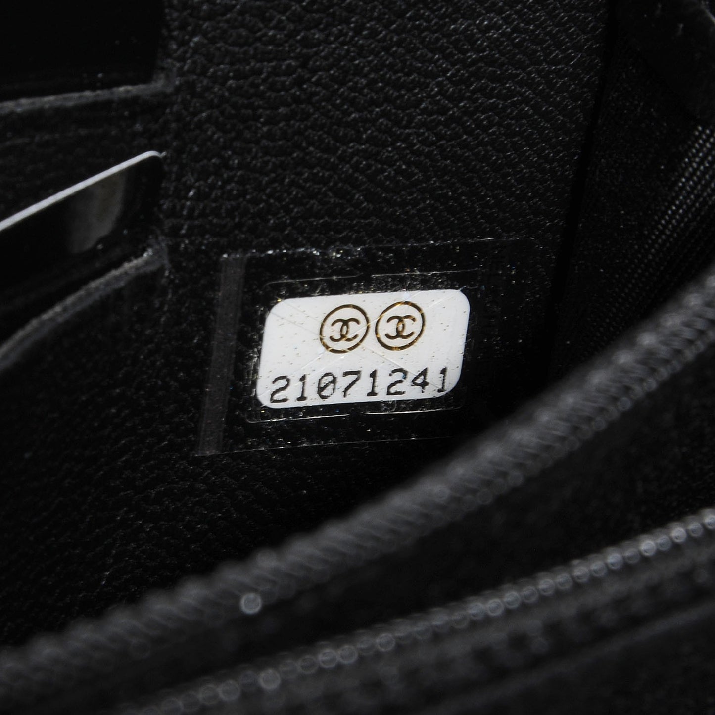 Lambskin Quilted Small Boy Zip Around Wallet Black