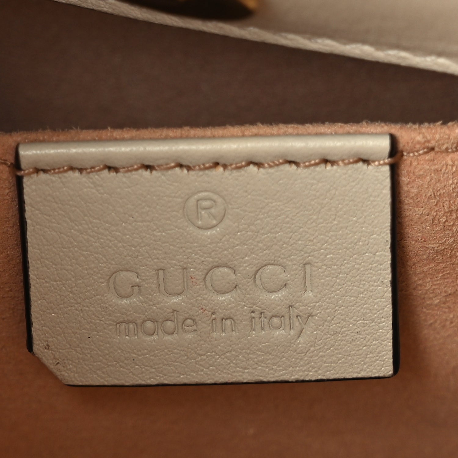 Gucci Wonka Grain Calfskin Medium Diana Tote Bag Mystic White Orange Fluo 5 of 9