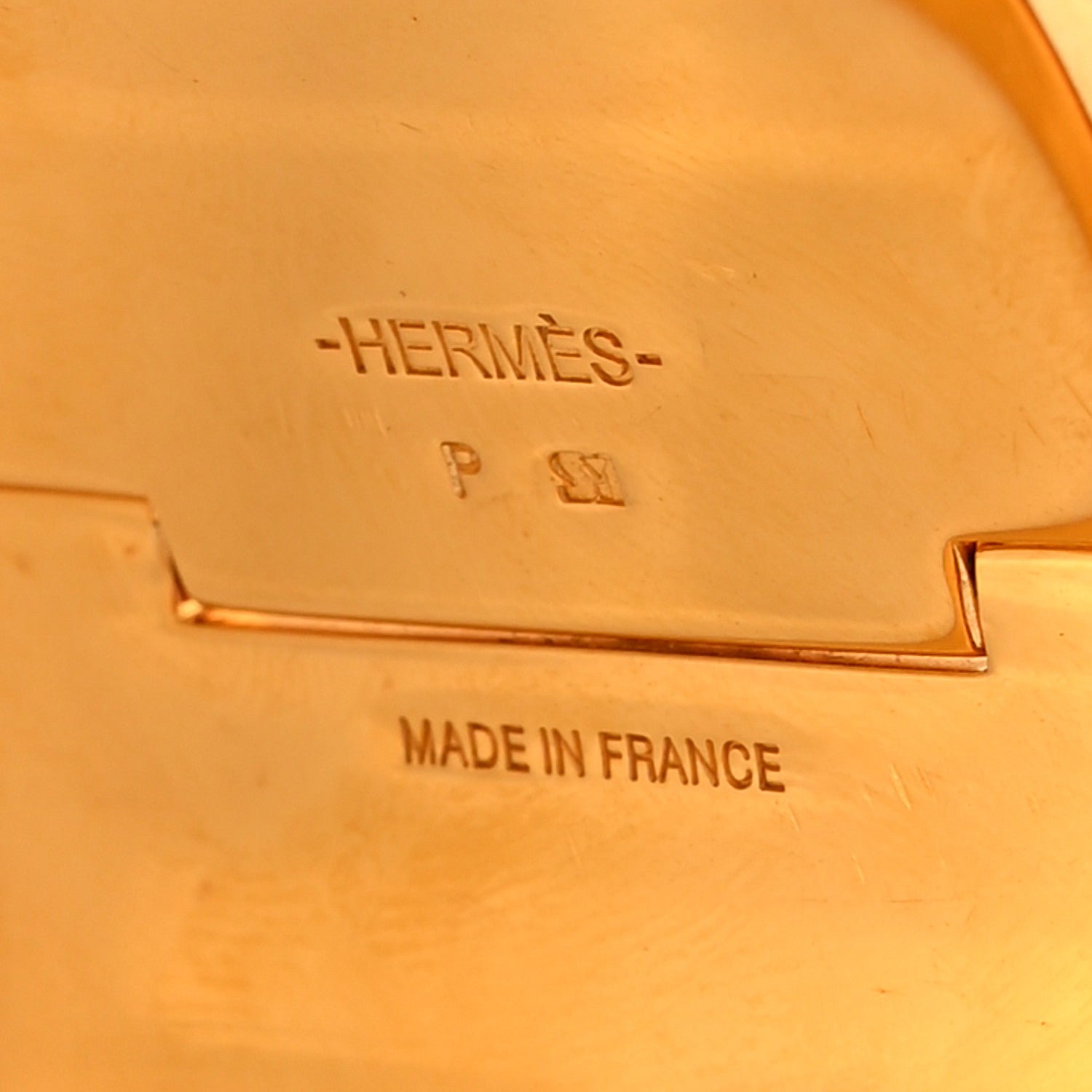 Hermes Enamel Extra Wide Clic Clac H Bracelet GM Red 3 of 3