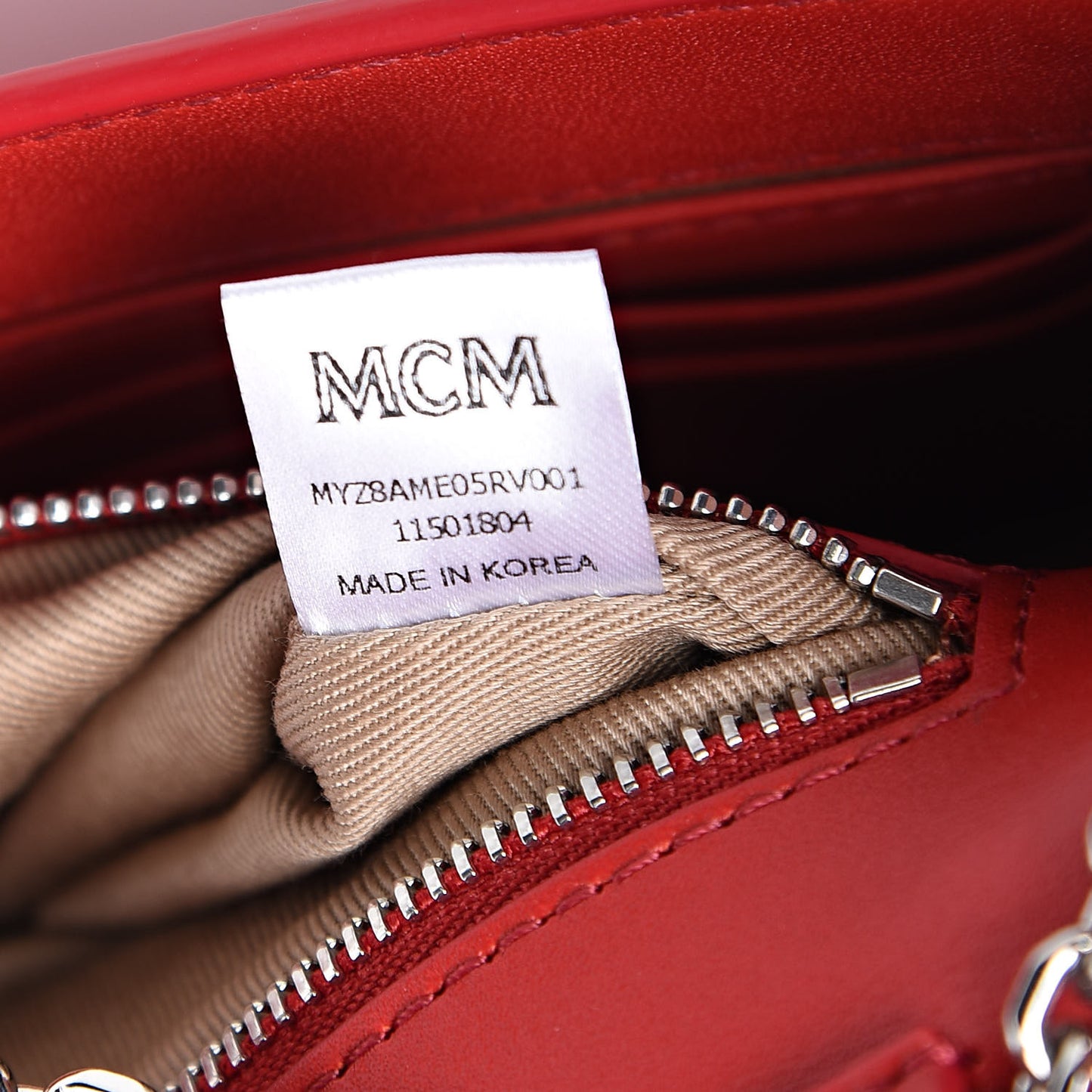 Visetos Monogram Medium Millie Crossbody Bag Ruby Red