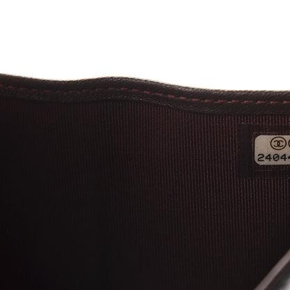 Chanel Lambskin Quilted Compact Flap Wallet Black 8 of 8