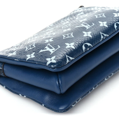 Louis Vuitton Snakeskin Monogram Coussin PM  Blue 7 of 8
