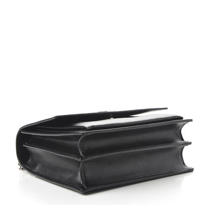 Saint Laurent Calfskin Medium Monogram Sunset Black 4 of 9