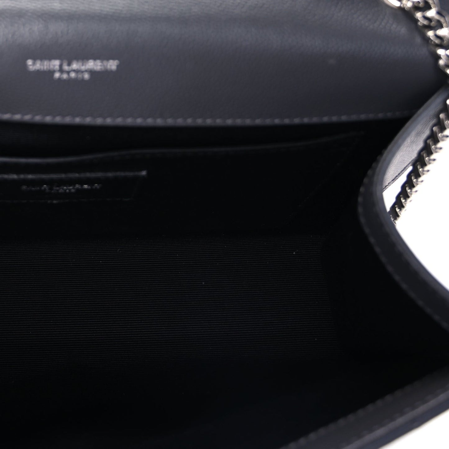Grain De Poudre Medium Classic Monogram Kate Satchel Fog