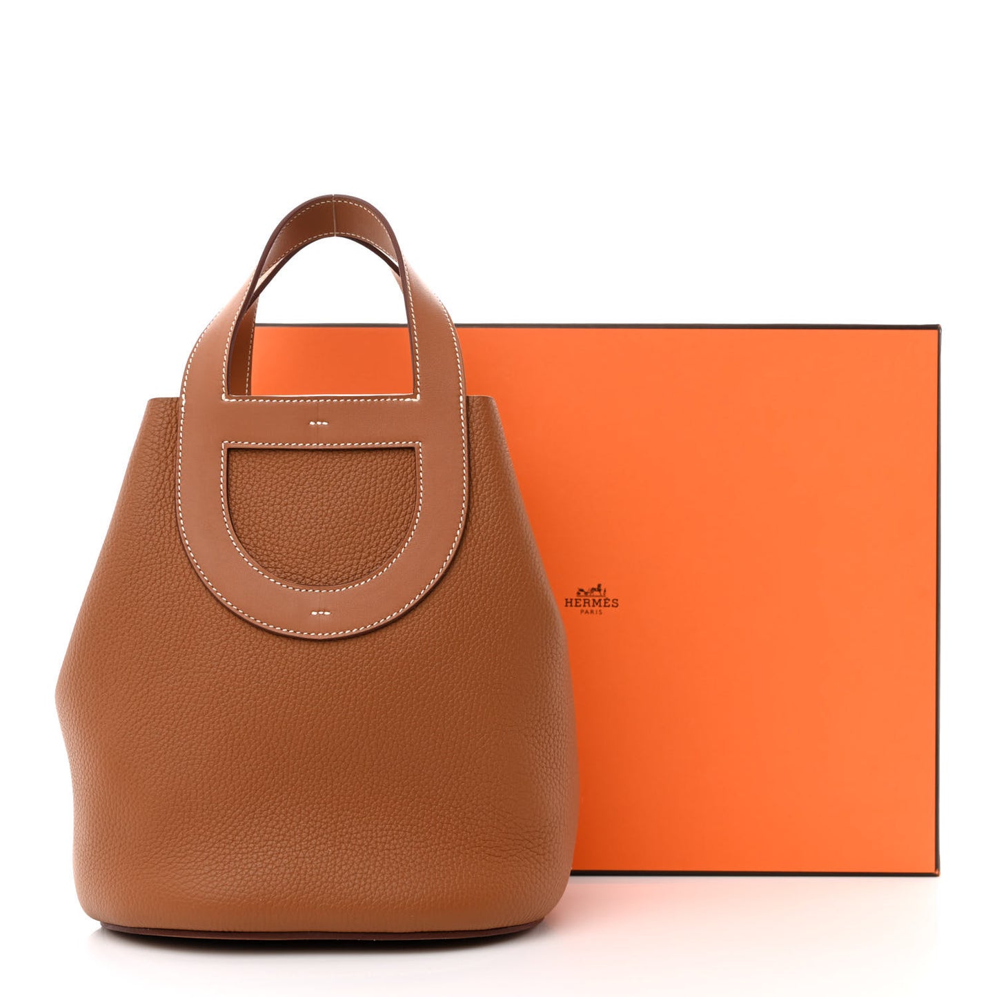 Taurillon Clemence Swift In-The-Loop 18 Bag Gold