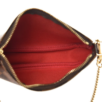 Louis Vuitton Damier Ebene Mini Pochette Accessories 5 of 8