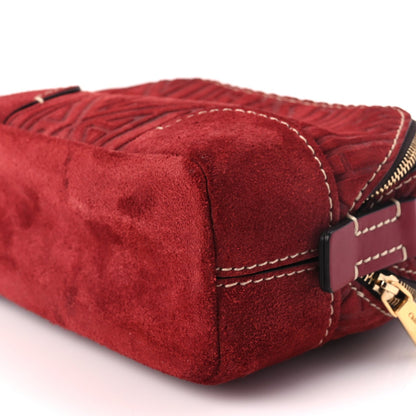 Chloe Suede Mini Daria Chain Bag Red 8 of 8