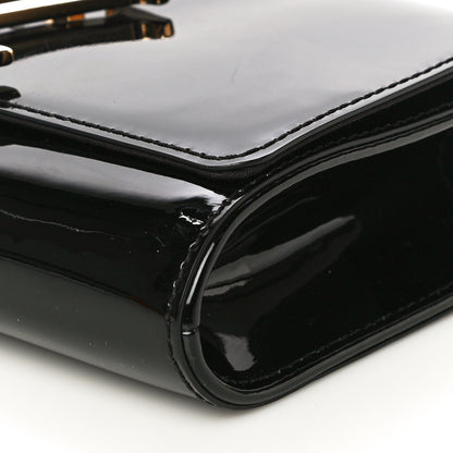Louis Vuitton Patent Chain Louise MM Black 11 of 12