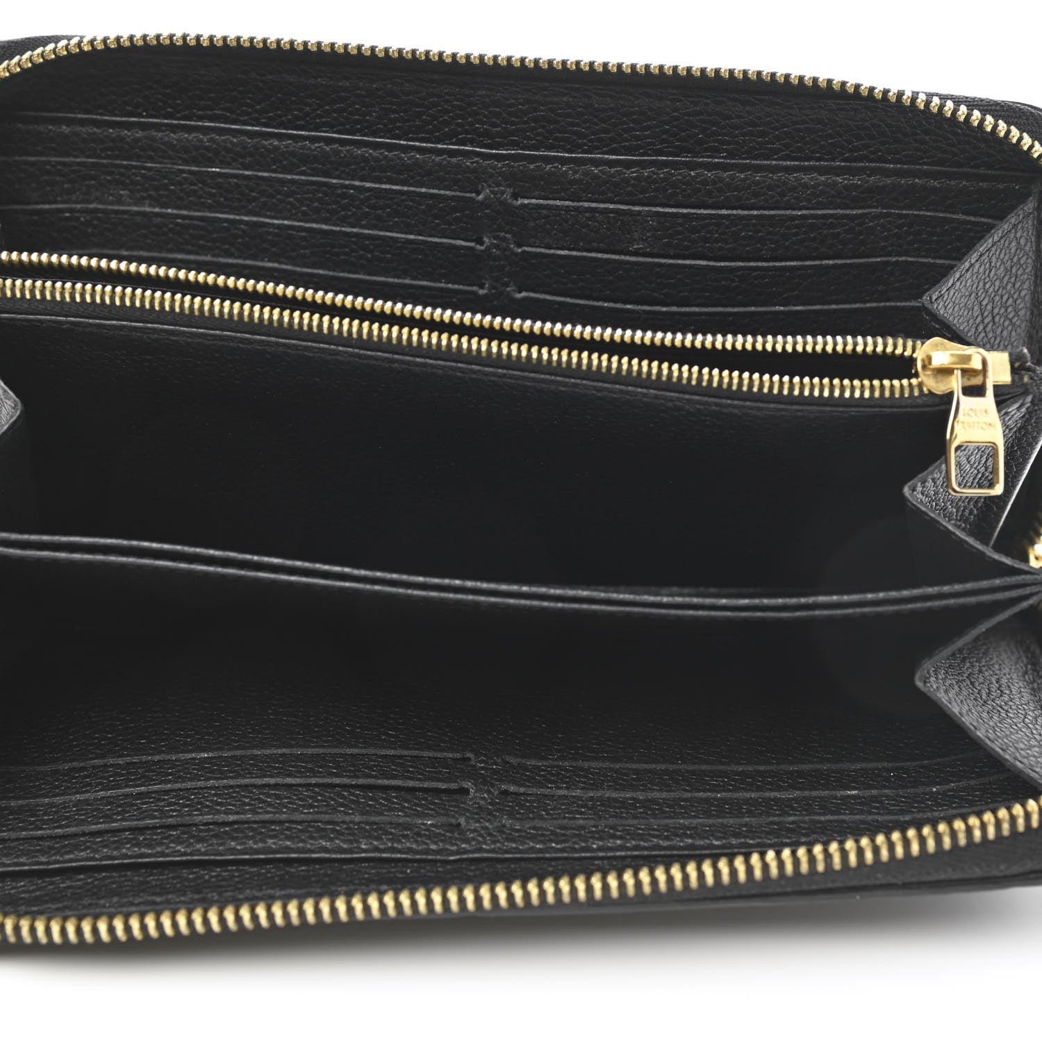 Louis Vuitton Empreinte Zippy Wallet Black 5 of 8